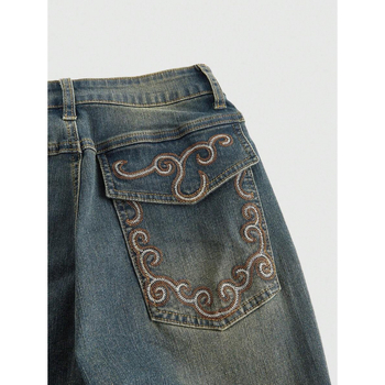 Pánske džínsy: rovný strih, voľný strih, zapínanie na šnúrku, fleecová podšívka, polyesterová zmes