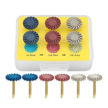 Zubný leštiaci disk, self-glazing, silikónová odolnosť, 6 kusov, pôvod Guangzhou