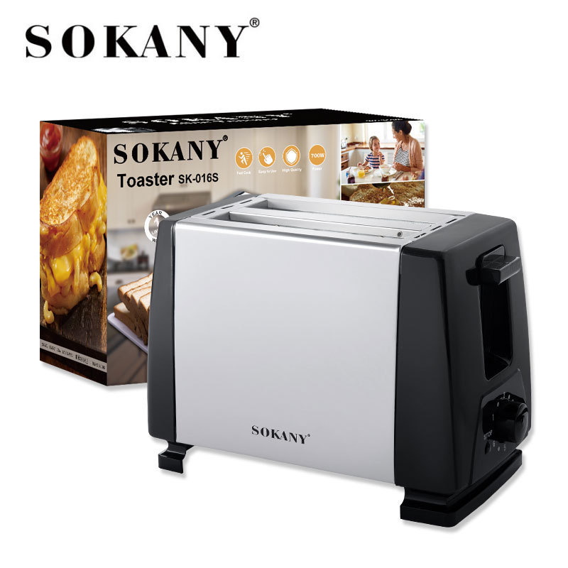 SOKANY hriankovač, 2–3 plátky, plne automatický, 3D okružné vykurovanie, 700W, 220V