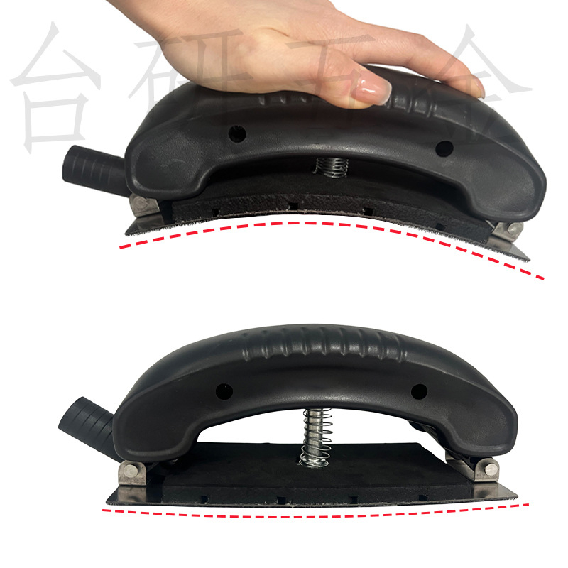 Elastická ručná doska na suché brúsenie pre auto – dlhá obdĺžniková doska s oblým tvarom, nastaviteľný povrch pre brúsny papier