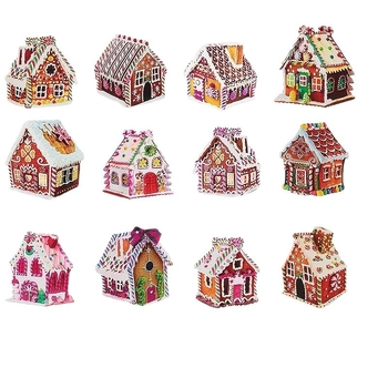 Drevená vianočná ozdoba na zavesenie na stromček s motívom cukrovinky – dekorácie do domácnosti (Materiál: drevo; Kategória: Zavesiteľné doplnky; Sviatky: Vianoce)