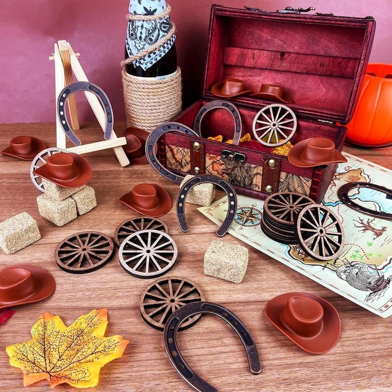 36 kusov mini západných párty dekorácií na Vianoce a Halloween