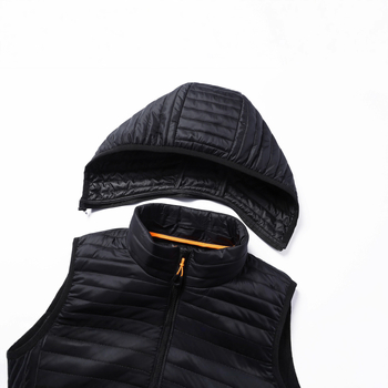 Pánska bavlnená bunda s kapucňou, hrubý materiál, štýl japonskej sviežosti, kardigán strih, pásová silueta, vrecká na zips