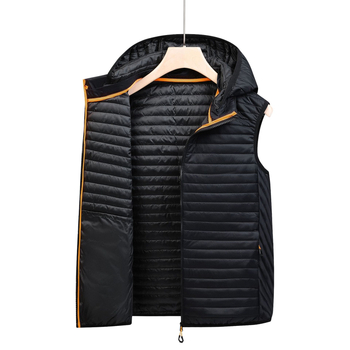 Pánska bavlnená bunda s kapucňou, hrubý materiál, štýl japonskej sviežosti, kardigán strih, pásová silueta, vrecká na zips