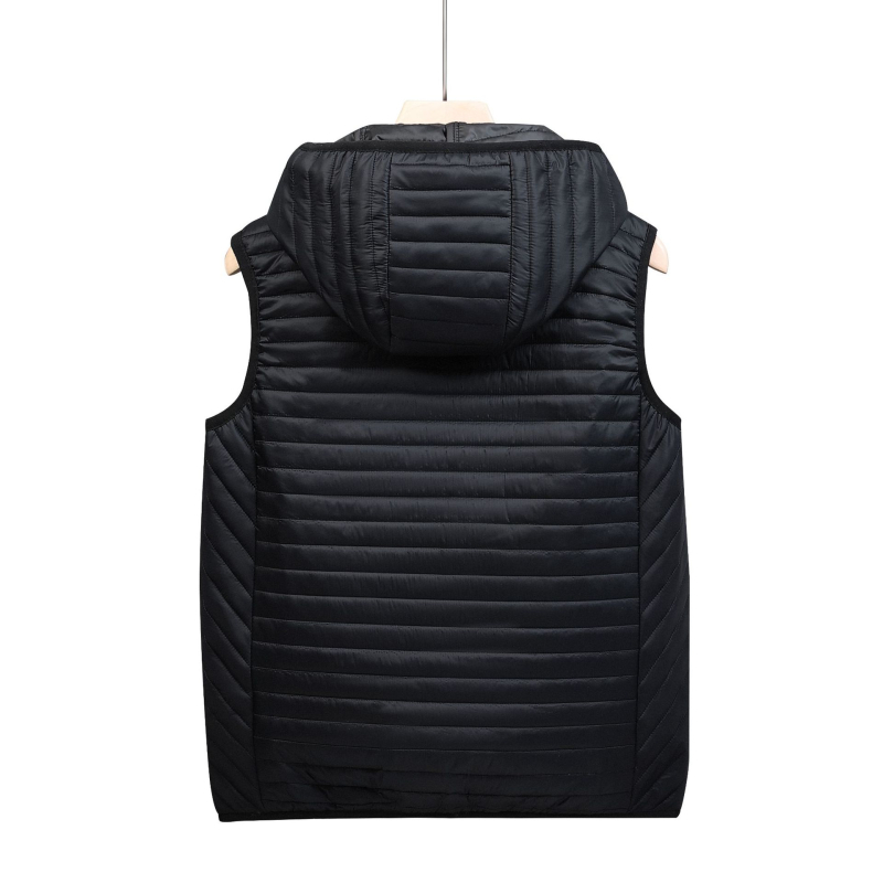 Pánska bavlnená bunda s kapucňou, hrubý materiál, štýl japonskej sviežosti, kardigán strih, pásová silueta, vrecká na zips