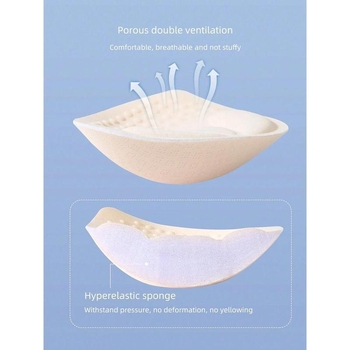 Vycpávka do košíčkov podprsenky, zosilnená, z netkanej textílie, 1 pár