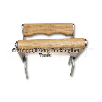 Méhészkedéshez használt keretklipsz fából készült nyéllel – Modell FG-4, Ji Hong, új