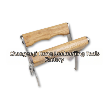 Méhészkedéshez használt keretklipsz fából készült nyéllel – Modell FG-4, Ji Hong, új