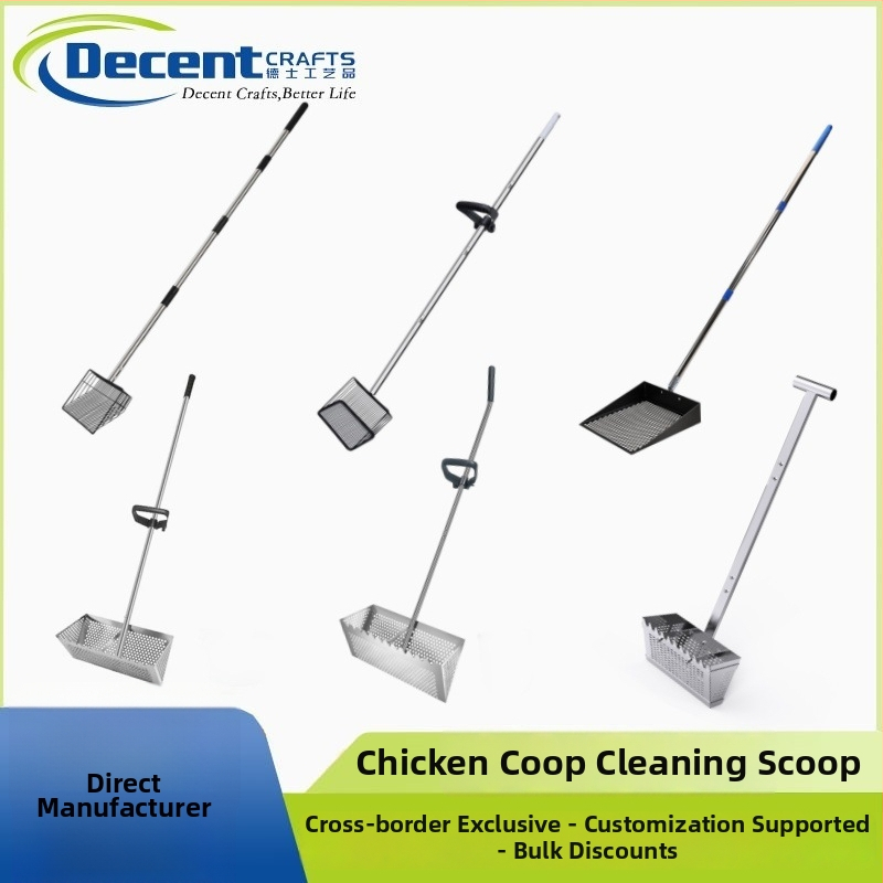 Dex kovová naberačka – Univerzálny čistiaci nástroj pre kurací výbeh, mačací piesok, plážový piesok a hospodárske exkrementy