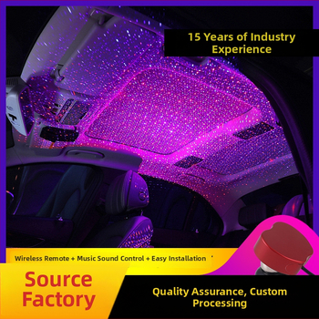 Auto strešné svetlá JD model, 0,5 W svetelný zdroj, 500 mA, 5 V, životnosť 10000 h