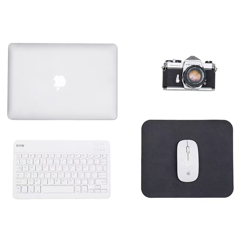 Myšová podložka, koža, dvojstranná, protiskluzová, tlač loga