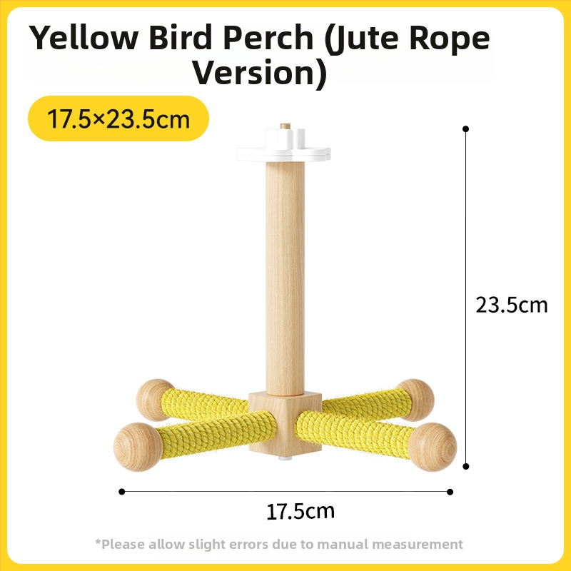 Drevený stojan na hračky pre papagaja, model QW10310, príslušenstvo k klietke, univerzálne, bez koliesok