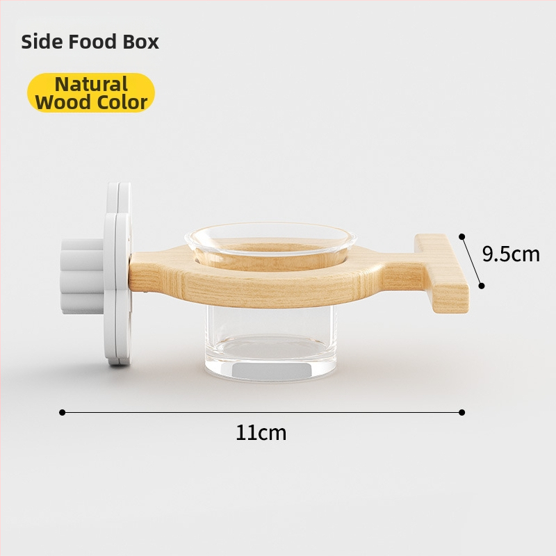 Drevený stojan na hračky pre papagaja, model QW10310, príslušenstvo k klietke, univerzálne, bez koliesok