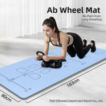 Mat na brucho s líniami navigácie polôh, TPE materiál, hrúbka 8 mm, hmotnosť 850 g