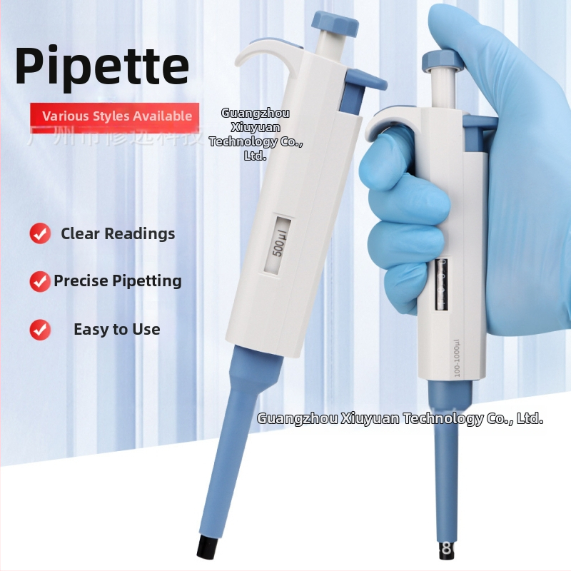 Vienkanalė reguliuojama pipetė, modelis YY11-YY31, svoris 0,2 g