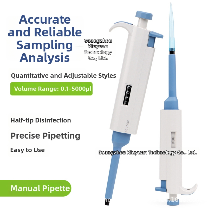 Vienkanalė reguliuojama pipetė, modelis YY11-YY31, svoris 0,2 g