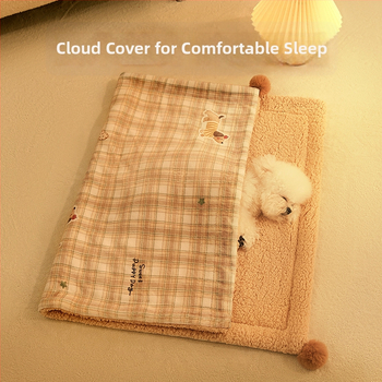 Deka pre psa - jesennej a zimnej doby teplá flís, materiál: textil, značka Chong Chong Ai Sleeping, kód výrobku a25219, cezhraničný export