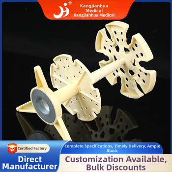 Kruhový stojan na prenos tekutín s graduovanými držiakmi pipiet, 6 ks, skladateľný, otočný