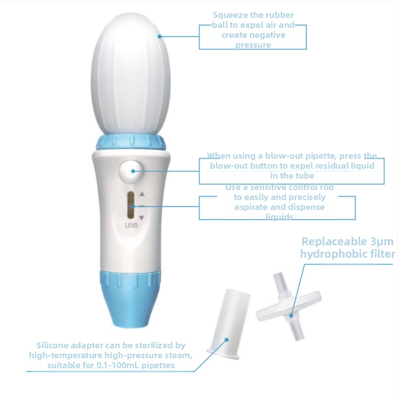 Reguliuojama mikropipetė 0,1–100 ml, tikslumas 0,1 ml, modelis 0,1–100 ml, laboratorijos naudojimui