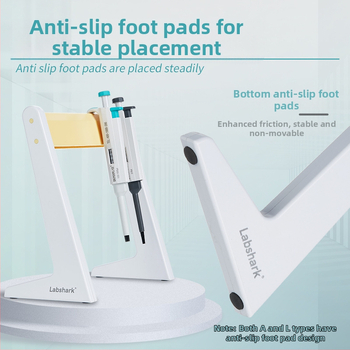 Plastový držiak na mikropipety s kruhovým otáčacím ramenom – Z-type, L-type, A-type, nastaviteľný