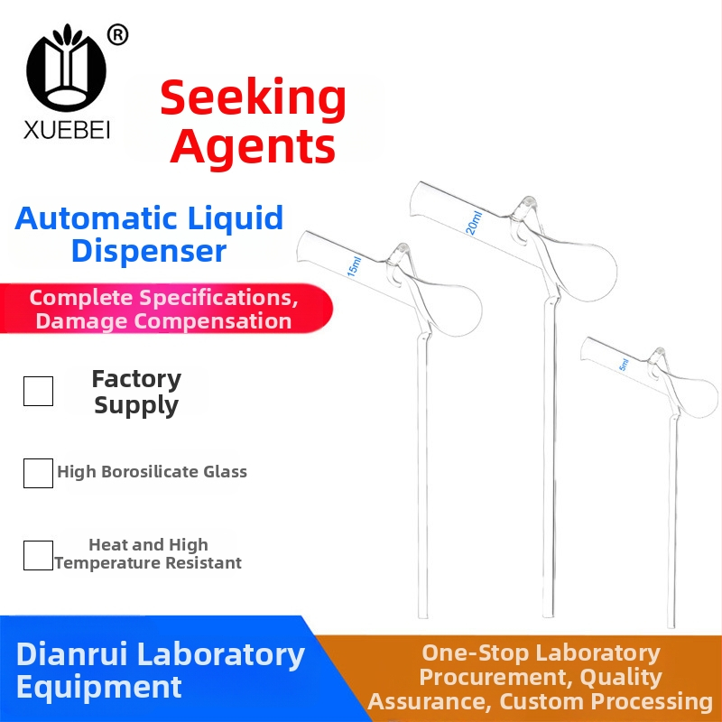 Automatická plniaca trubica na tekutiny, značka Xuebei, objem 5–50 ml