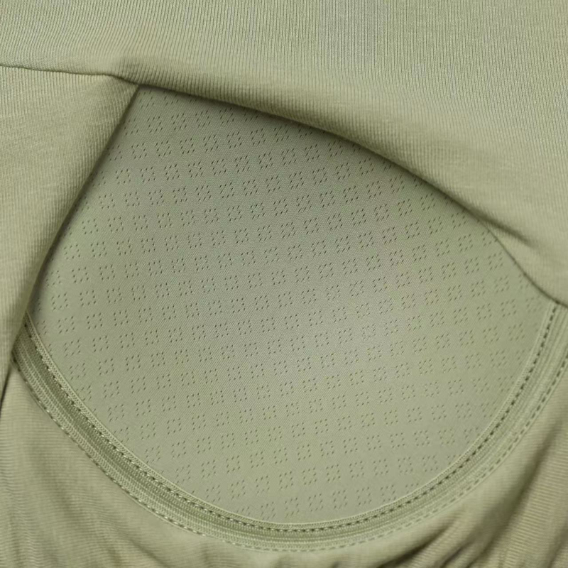 Dámske krátke tričko s vložkou na prsia, okrúhly výstrih, viskóza s elastanom, 3D vzor, ľahký letný top v mestskom štýle