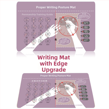 Podložka pod stol pre správnu držanie tela študenta — jednostranná protišmyková textilná podložka na písanie s možnosťou loga