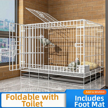 Klietka na holuby – zosilnená kovová konštrukcia pre chov a párenie; Materiál: nízkouhlíková oceľová drôt; Pre vtáky