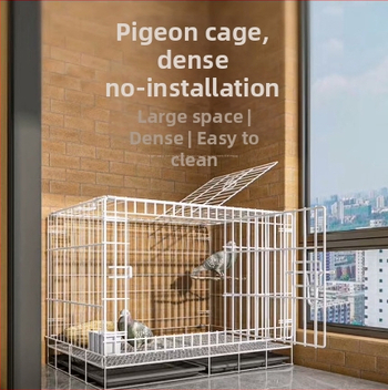 Klietka na holuby – zosilnená kovová konštrukcia pre chov a párenie; Materiál: nízkouhlíková oceľová drôt; Pre vtáky