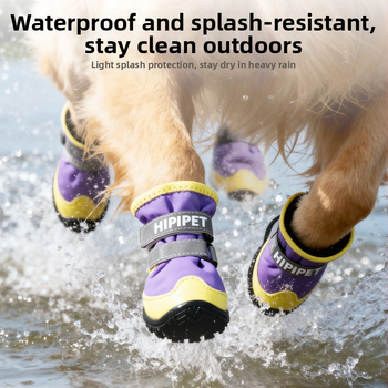 Kõrge ülaosaga hingavad koerte kingad, PU materjalist, soojad ja kulumiskindlad, igapäevane stiil