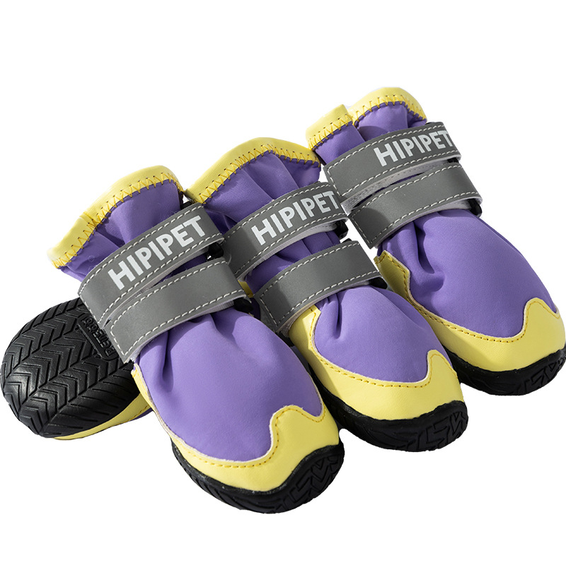 Kõrge ülaosaga hingavad koerte kingad, PU materjalist, soojad ja kulumiskindlad, igapäevane stiil