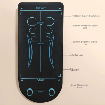 Podložka na brucho koliesko s tlmením nárazov, protišmytová plocha, z peny