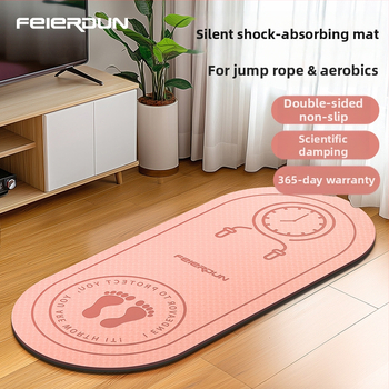 Jógová podložka Flyton, TPE, 8 mm, 1 kg, karikatúrny vzor