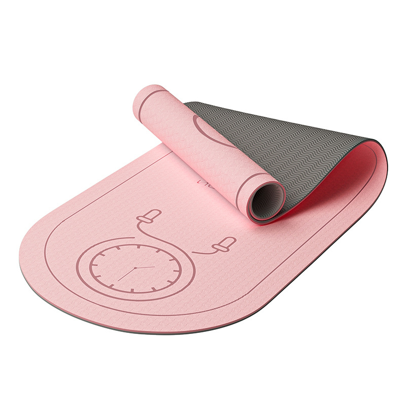 Jógová podložka Flyton, TPE, 8 mm, 1 kg, karikatúrny vzor