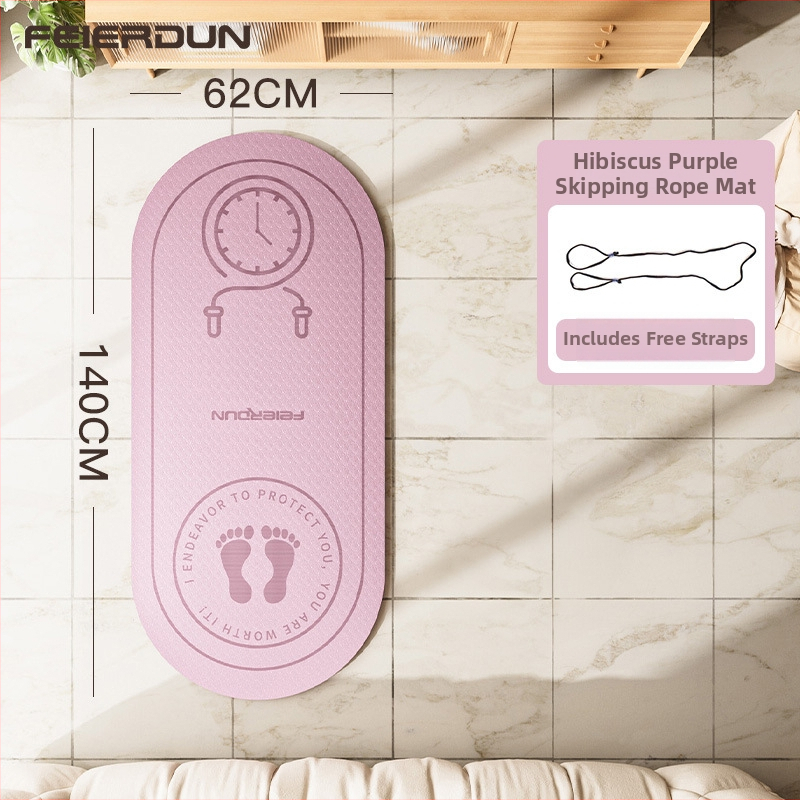 Jógová podložka Flyton, TPE, 8 mm, 1 kg, karikatúrny vzor