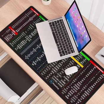 Divpusēja gumijas peles paliktnis ar pretslīdējošu virsmu, pielāgojams, ar karikatūras motīvu