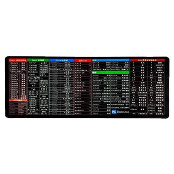 Divpusēja gumijas peles paliktnis ar pretslīdējošu virsmu, pielāgojams, ar karikatūras motīvu