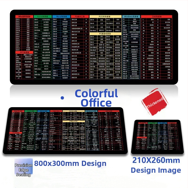 Divpusēja gumijas peles paliktnis ar pretslīdējošu virsmu, pielāgojams, ar karikatūras motīvu