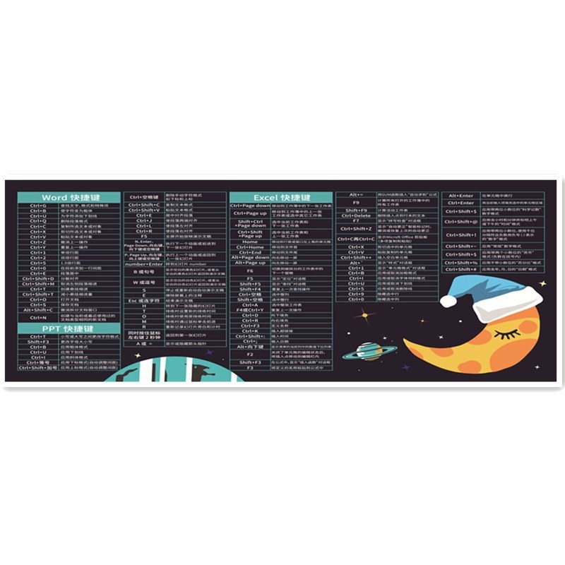 Divpusēja gumijas peles paliktnis ar pretslīdējošu virsmu, pielāgojams, ar karikatūras motīvu