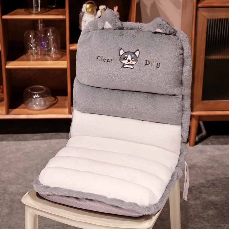 Perna de scaun din pluș, cu umplutură PP cotton, personalizabilă, pentru birou, sufragerie, dormitor, studiu, stil desen animat