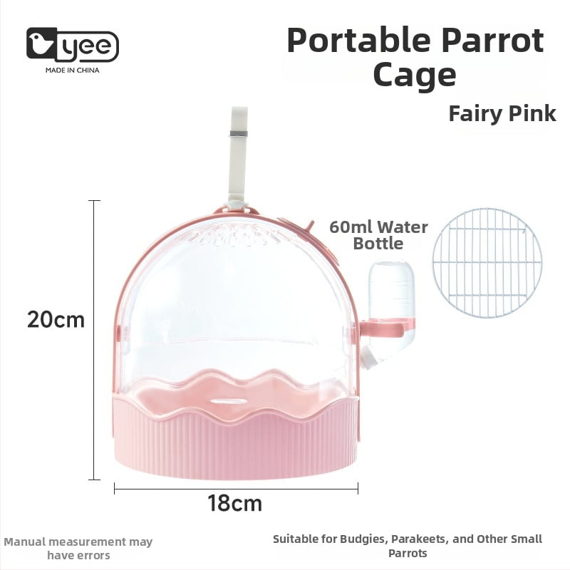 Vonkajší kliet pre papagáje s dýchajúcim materiálom a veľkým vnútorným priestorom – prenosná klietka na vtáky, Yee, pôvod Šandong