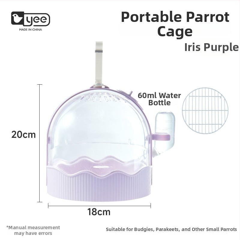 Vonkajší kliet pre papagáje s dýchajúcim materiálom a veľkým vnútorným priestorom – prenosná klietka na vtáky, Yee, pôvod Šandong