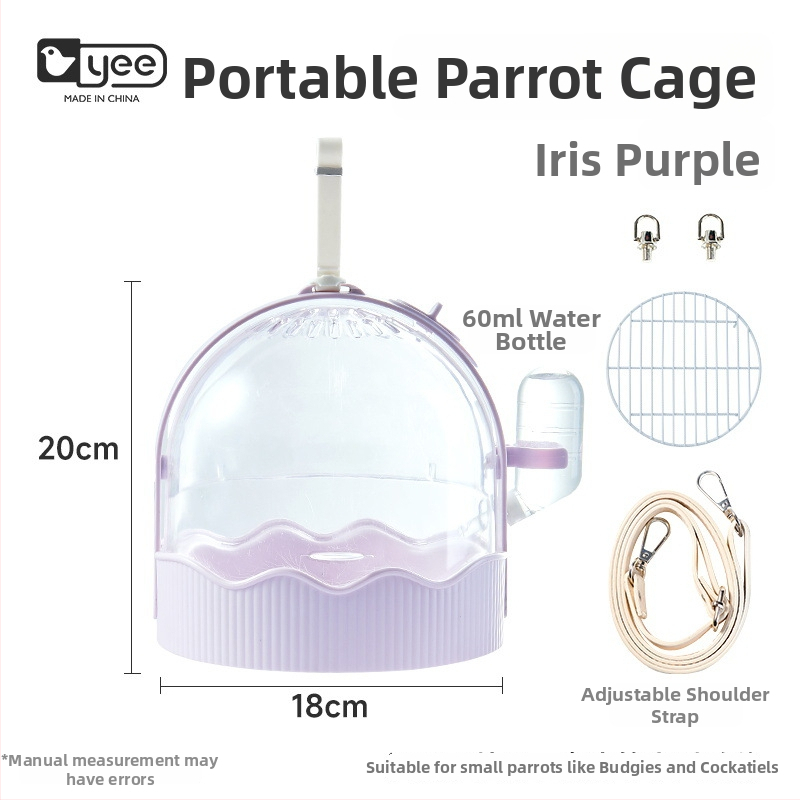 Vonkajší kliet pre papagáje s dýchajúcim materiálom a veľkým vnútorným priestorom – prenosná klietka na vtáky, Yee, pôvod Šandong