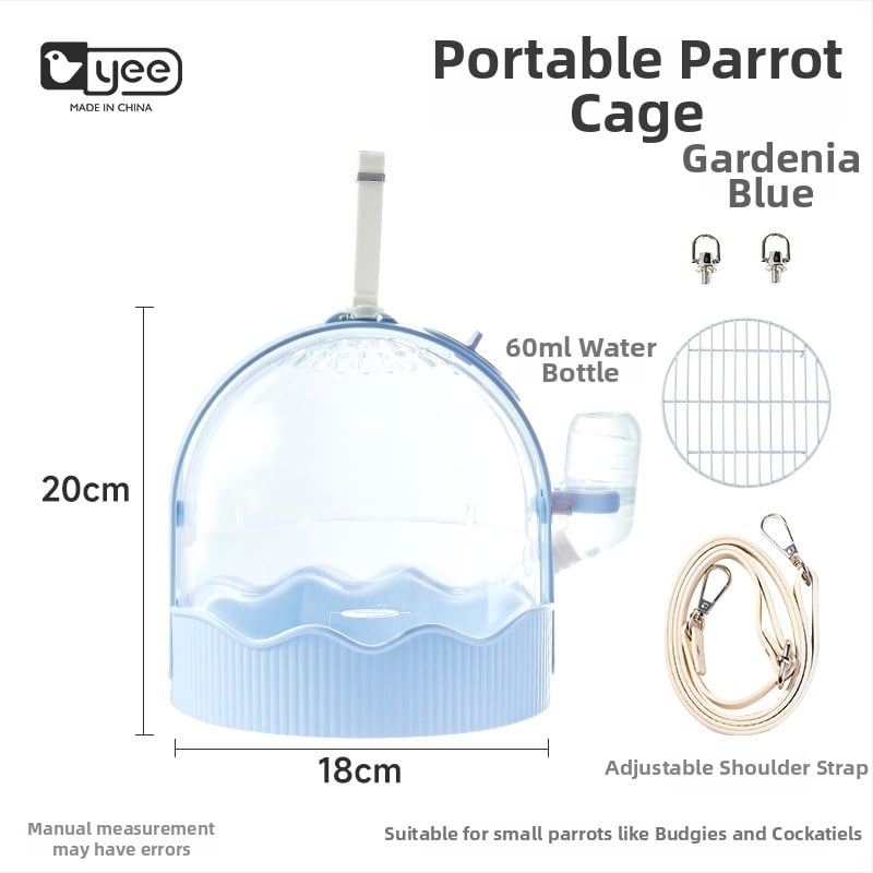 Vonkajší kliet pre papagáje s dýchajúcim materiálom a veľkým vnútorným priestorom – prenosná klietka na vtáky, Yee, pôvod Šandong
