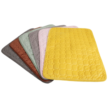 Corduroy psia podložka pre všetky ročné obdobia, hrubšia, proti škrabaniu, prateľná, odolná voči opotrebeniu, protišmyková spacie podložka pre domáce zvieratá