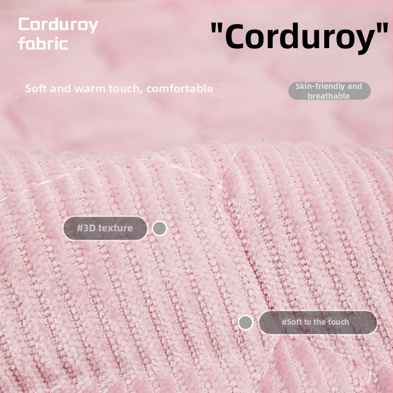 Corduroy psia podložka pre všetky ročné obdobia, hrubšia, proti škrabaniu, prateľná, odolná voči opotrebeniu, protišmyková spacie podložka pre domáce zvieratá