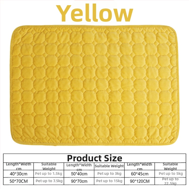 Corduroy psia podložka pre všetky ročné obdobia, hrubšia, proti škrabaniu, prateľná, odolná voči opotrebeniu, protišmyková spacie podložka pre domáce zvieratá