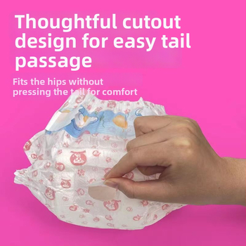 Psie nohavice na obdobie – polyester, pôvod Shandong, značka Cute cub, voľný štýl