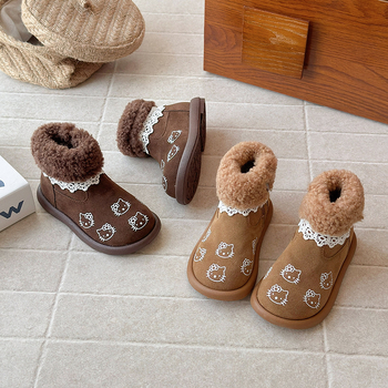 Detské Martin topánky v britskom štýle pre zimu a jeseň, vrchný materiál syntetická koža, vnútorná umelá kožušina, nízky šacht, bočný zips