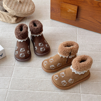 Detské Martin topánky v britskom štýle pre zimu a jeseň, vrchný materiál syntetická koža, vnútorná umelá kožušina, nízky šacht, bočný zips